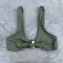 Load image into Gallery viewer, Caper Green Cassia Bikini Top

