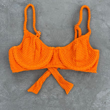 Load image into Gallery viewer, Mango Margarita Textured Valerie Bikini Top
