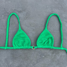 Load image into Gallery viewer, Irish Martini Textured Triangle Bikini Top
