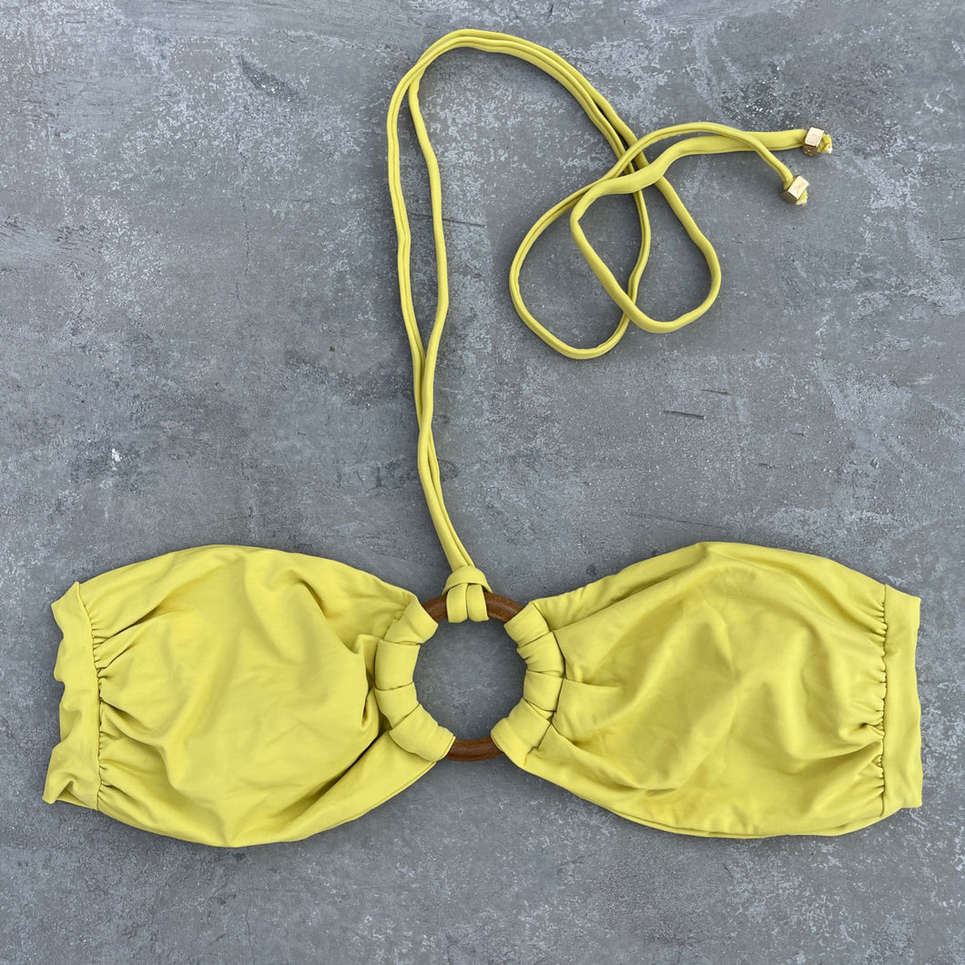 Mellow Yellow Strapless Bikini Top