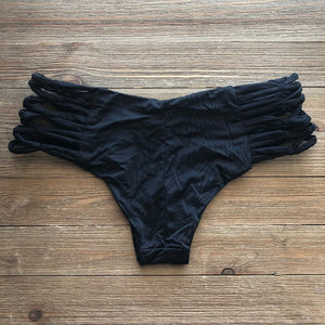 Light Black Shortie Macrame Bottom