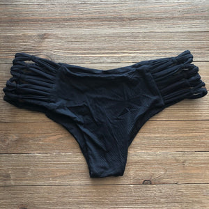 Light Black Shortie Macrame Bottom