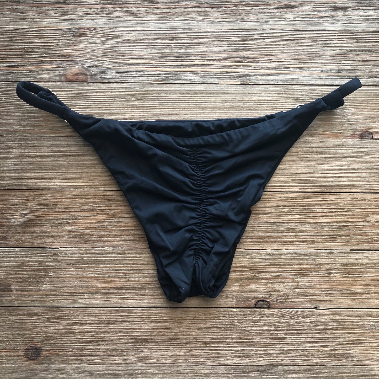 Light Black Tanga Bottom