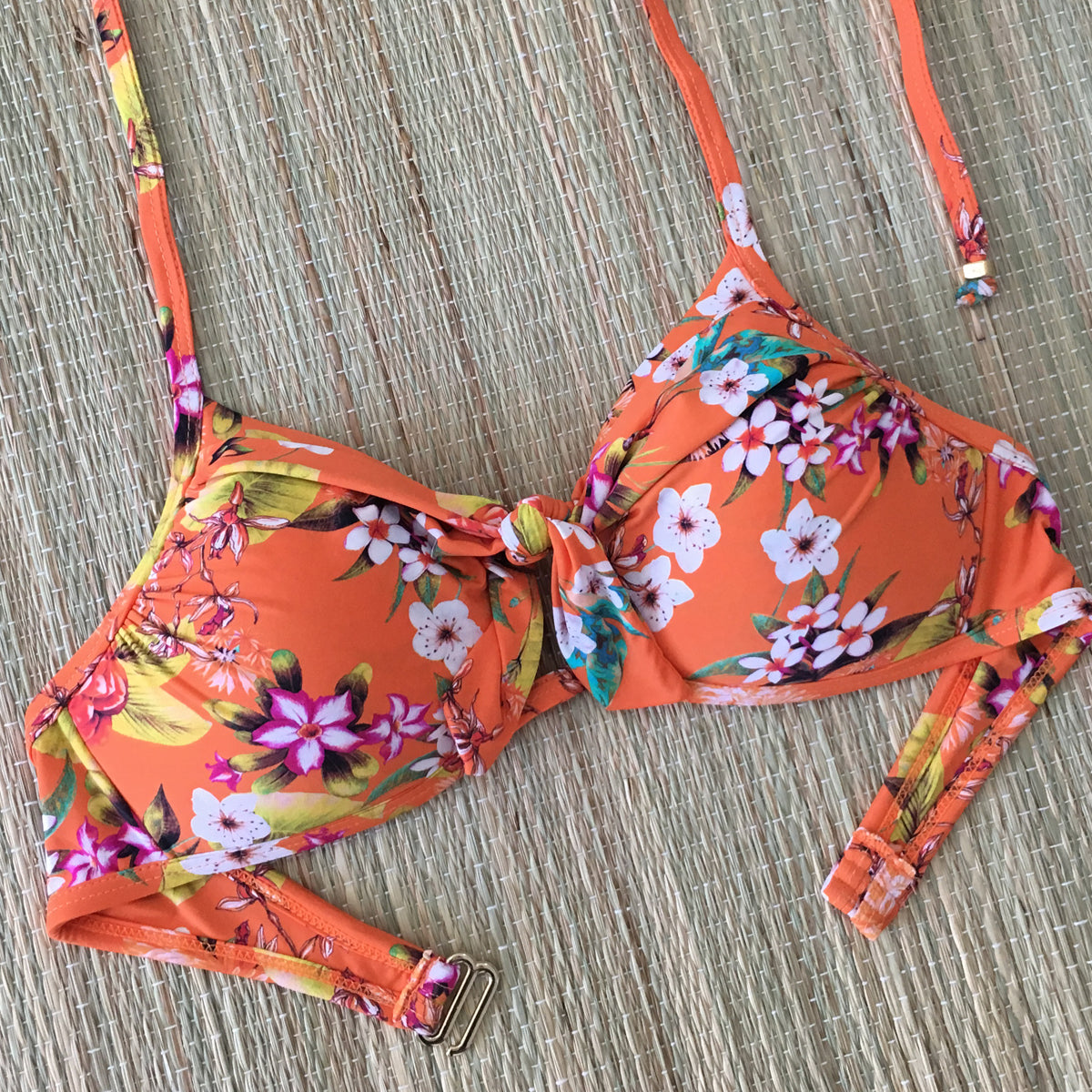 Cali Knotted Padded Bikini Top
