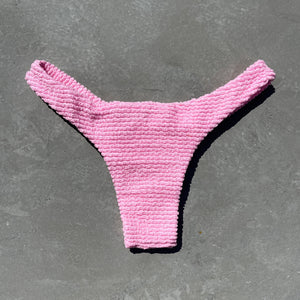 Pink Milk Shake Textured Bia Bikini Bottom