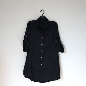Black Beach Shirt