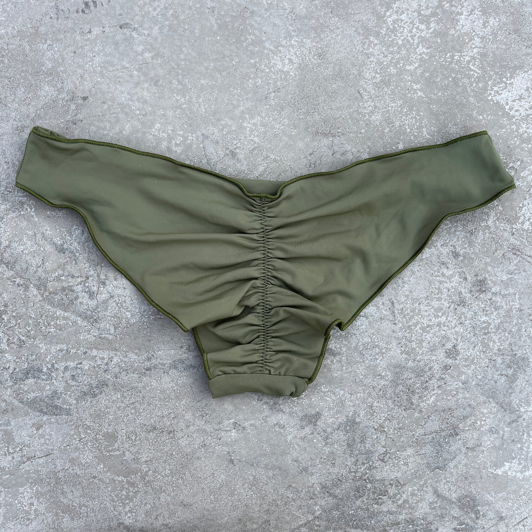 Caper Green Lili Ripple Bikini Bottom