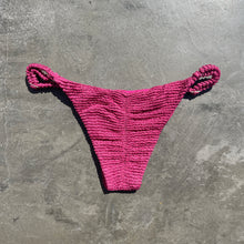 Load image into Gallery viewer, Lychee Martini Textured Tanga Bikini Bottom
