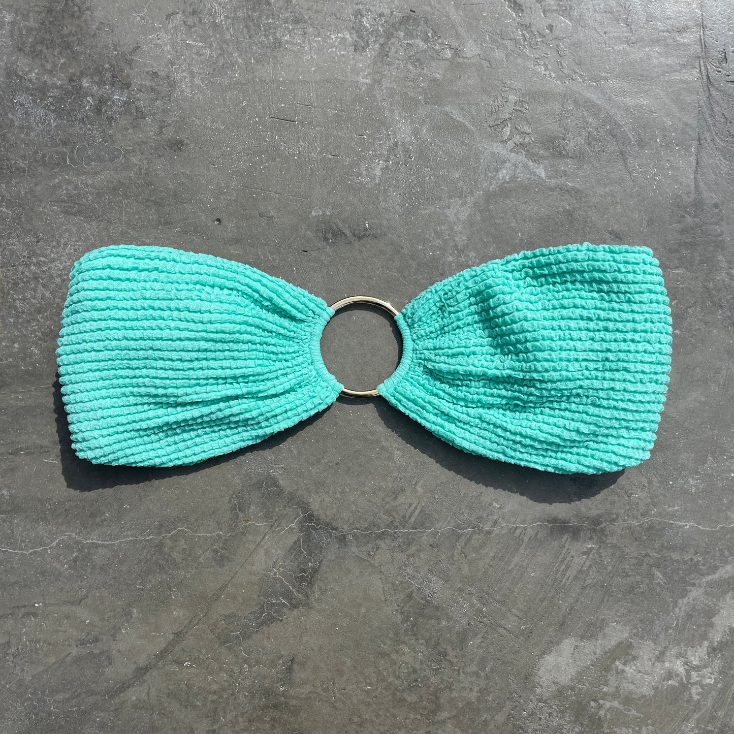 Atlantis Goddess Textured Strapless Bikini Top