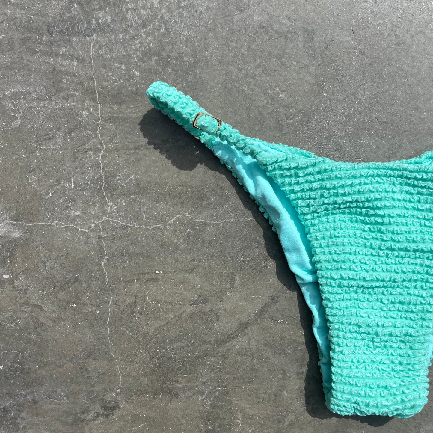 Atlantis Goddess Textured Tanga Bikini Bottom