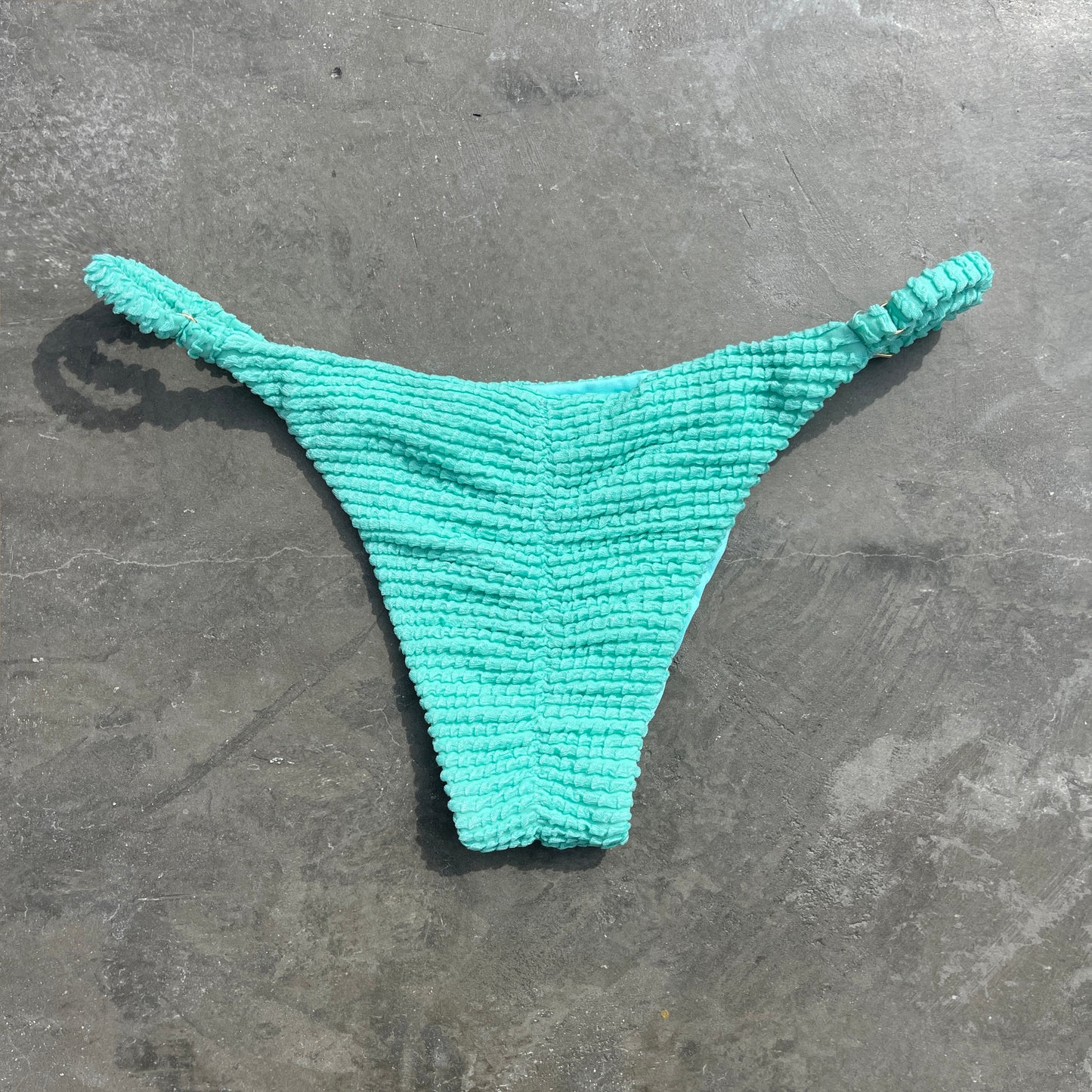 Atlantis Goddess Textured Tanga Bikini Bottom
