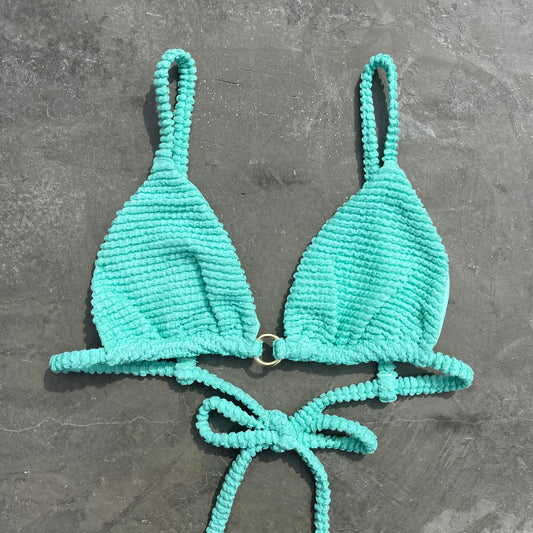 Atlantis Goddess Textured Triangle Bikini Top