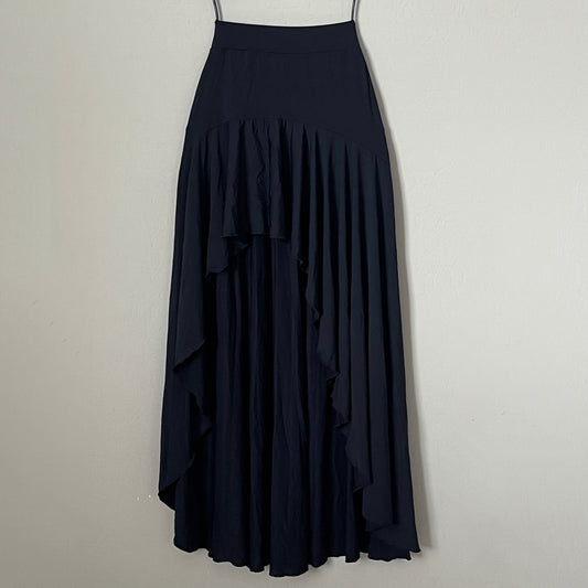 Light Black High Low Skirt
