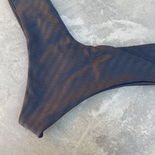 Load image into Gallery viewer, Black Striped Hang Glider Bikini Bottom

