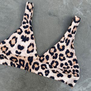 The Leopard Giselle Triangle Top