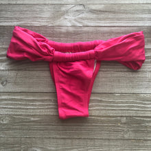 Load image into Gallery viewer, Pink Single Curtain Bikini Bottom
