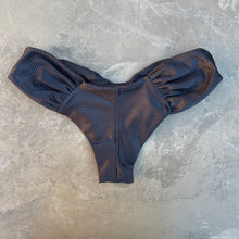 Load image into Gallery viewer, Ribbed Black Suzy Bikini Bottom
