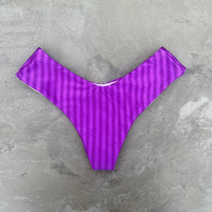Purple Striped Hang Glider Bikini Bottom
