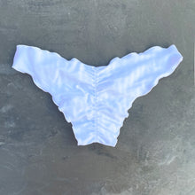 Load image into Gallery viewer, White Striped Lili Ripple Bikini Bottom
