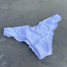 Load image into Gallery viewer, White Striped Lili Ripple Bikini Bottom
