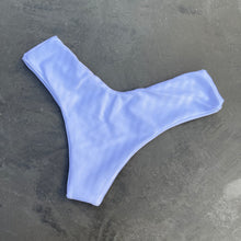 Load image into Gallery viewer, White Striped Hang Glider Bikini Bottom
