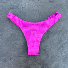 Load image into Gallery viewer, Wild Pink Textured Bia Bikini Bottom
