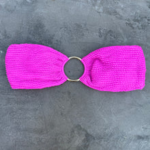 Load image into Gallery viewer, Wild Pink Textured Bikini Top
