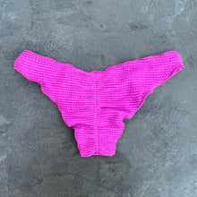 Load image into Gallery viewer, Wild Pink Textured Lili Ripple Bikini Bottom
