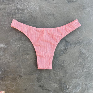 Pink Sunset Textured Bia Bikini Bottom