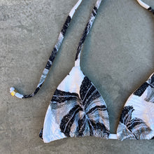 Load image into Gallery viewer, Chalk Leaves Triangle Bikini Top
