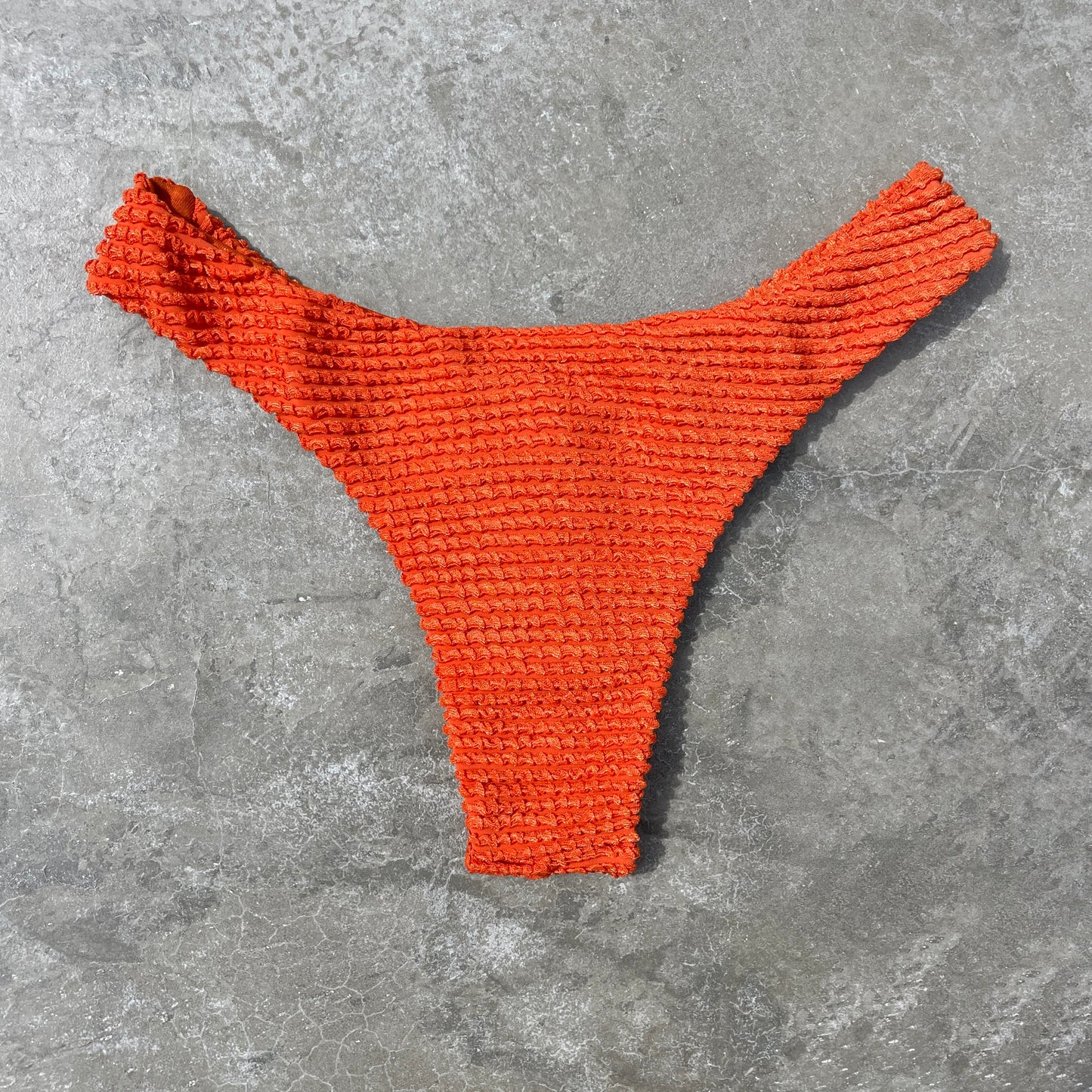 Paprika Orange Textured Bia Bikini Bottom