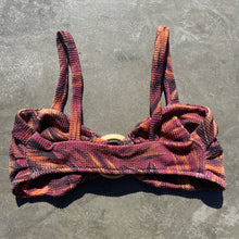 Load image into Gallery viewer, Spanish Sangria Retro Bikini Top
