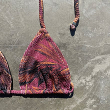 Load image into Gallery viewer, Spanish Sangria Triangle Bikini Top
