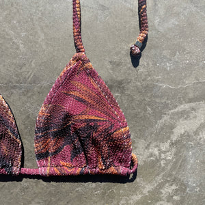 Spanish Sangria Triangle Bikini Top