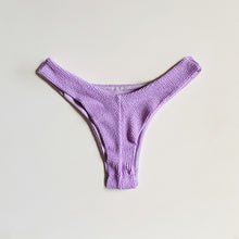 Load image into Gallery viewer, Lilac Textured Bia Bikini Bottom
