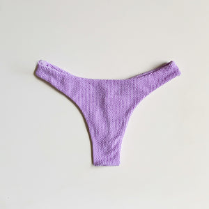 Lilac Textured Bia Bikini Bottom