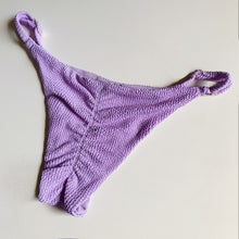 Load image into Gallery viewer, Lilac Textured Tanga Bikini Bottom

