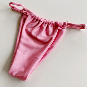 Sugar Pink Tanga Curtain Bikini Bottom